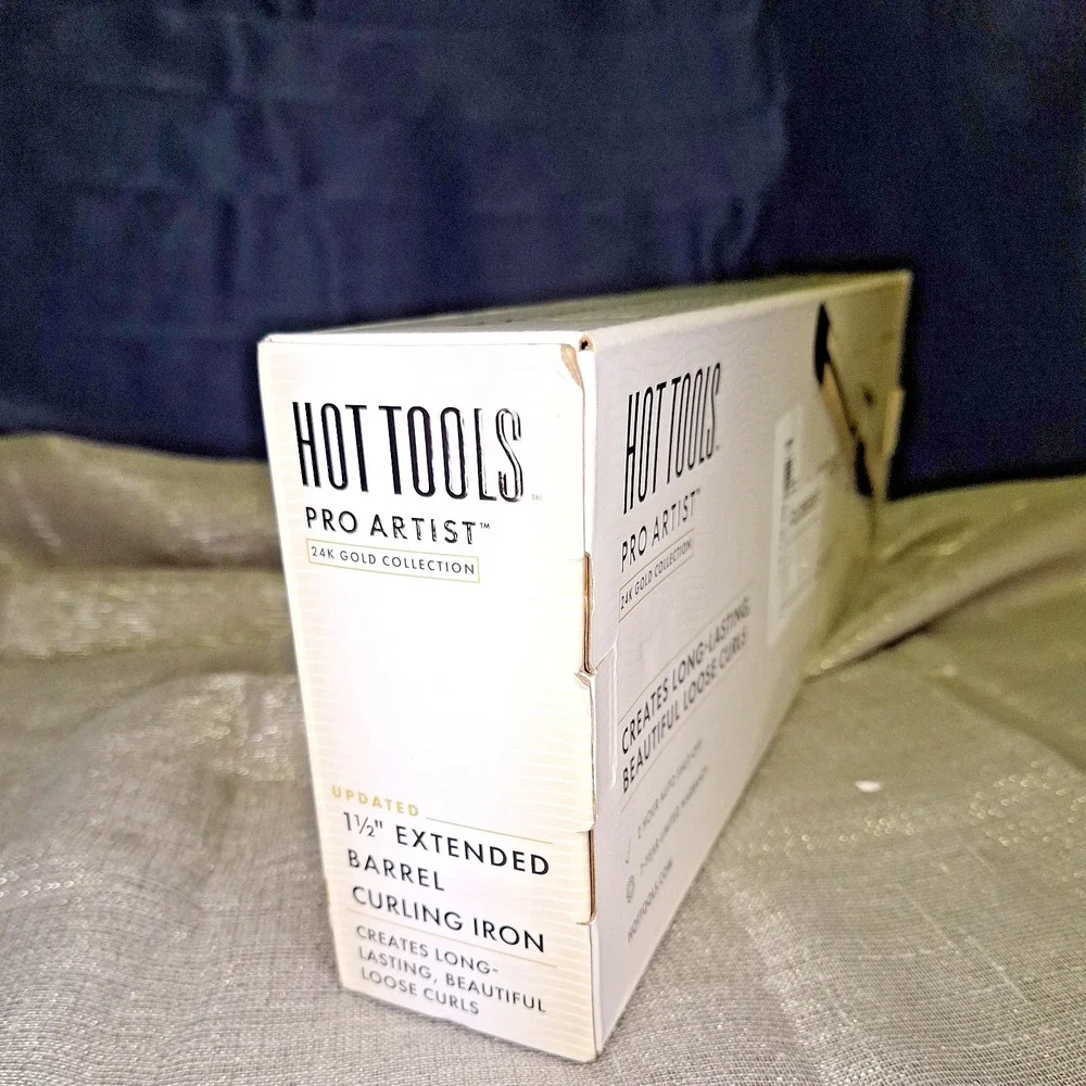 New Hot Tools 24K Gold Collection 1 1/2